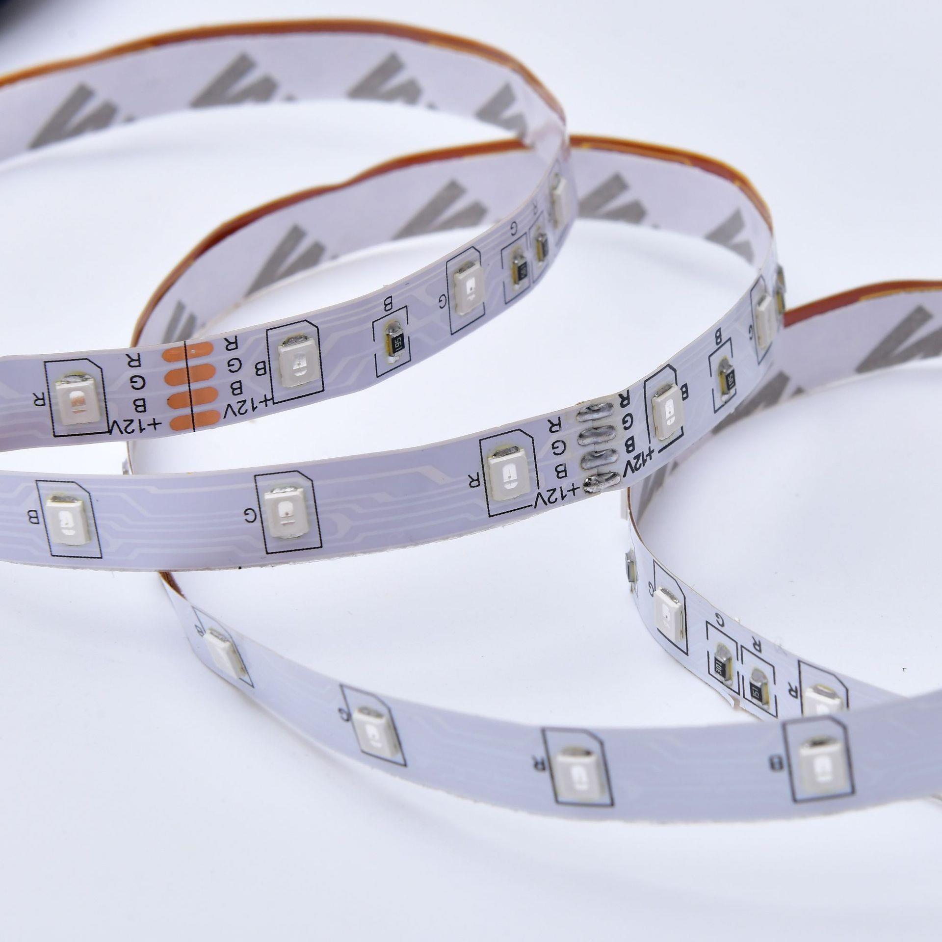 LED视灯12V2835/5050RG带B滴胶水软2835/505防灯条电背景灯氛围灯 - 图2