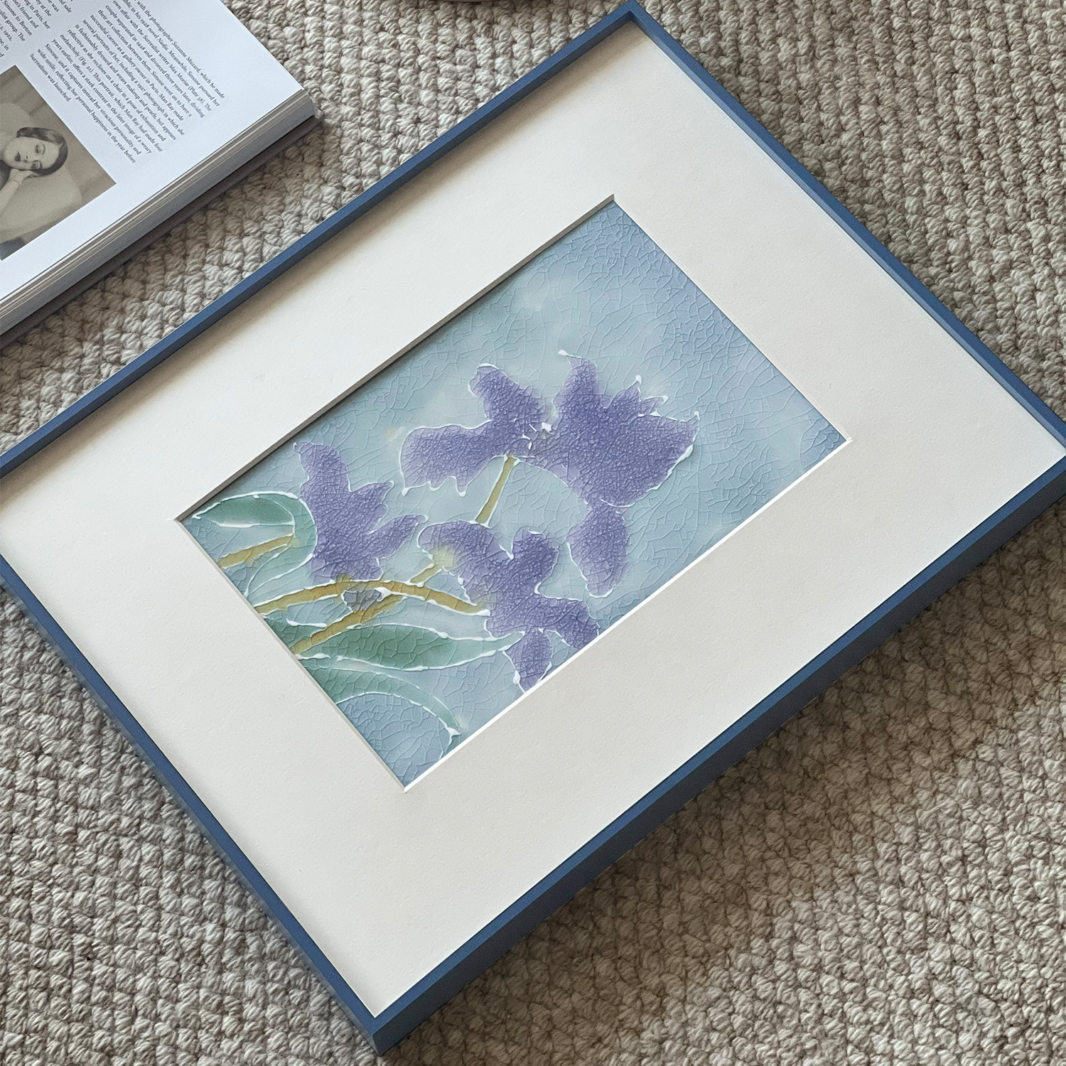 【高温色釉瓷板画】倾心原创藏品级设计师软装客厅玄关柜装饰挂画,淘宝优惠券,粉丝福利购,淘宝优惠卷