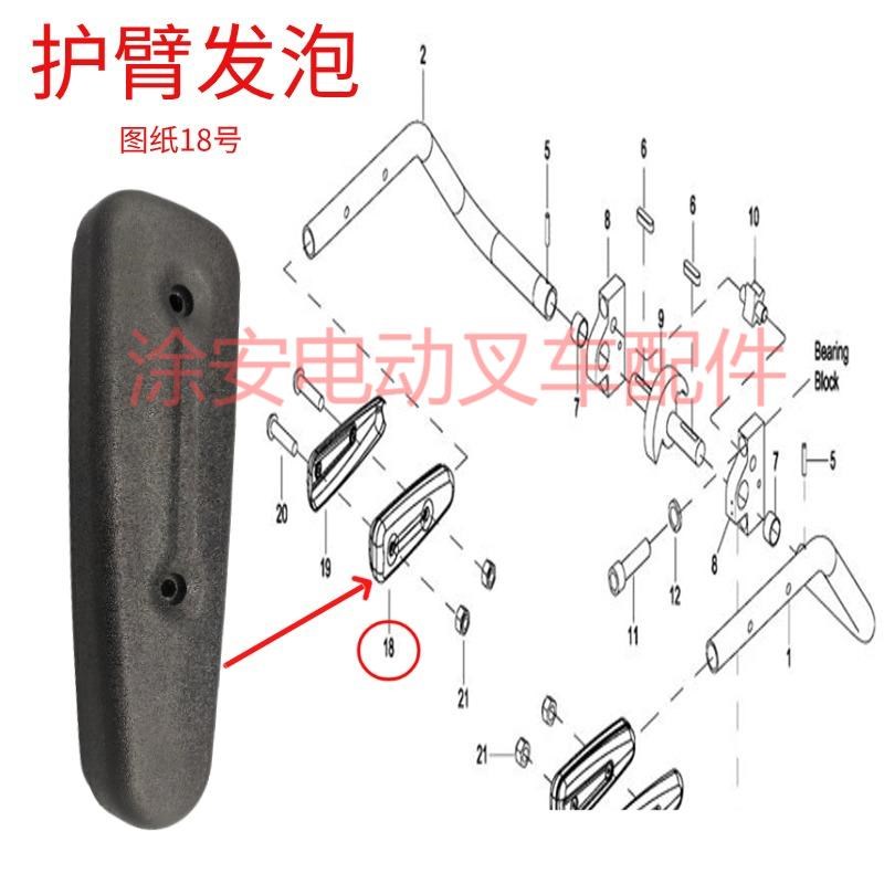 速发EPT20-20RA/S护臂套发泡转板支架RPL201/202电动叉车配件 - 图2
