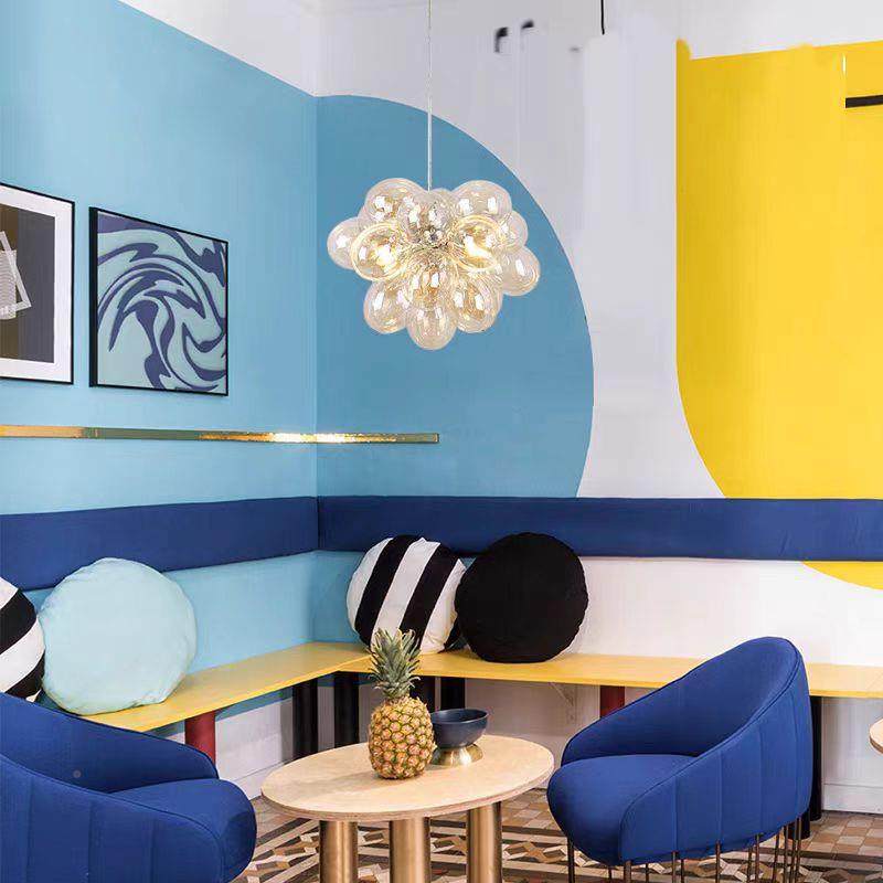 131儿童装房璃温馨餐厅轻客厅泡玻泡吊灯北欧风服店创意长条气球,淘宝优惠券,粉丝福利购,淘宝优惠卷