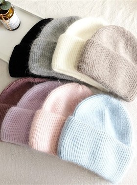 New High Quality Winter Hats for Women Warm Rabbit Fur Hair