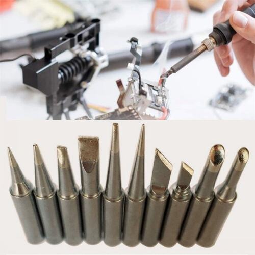 极速10Pcs Lead Free Soldering Iron Tip 900M-T I/B/2.4D/S3/1. - 图1