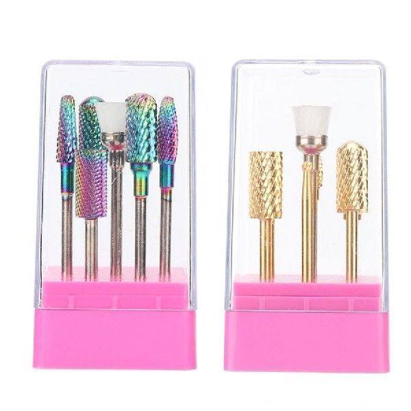 7pcs Professional Nail Art Grinding Head Dead Skin Removal - 图3