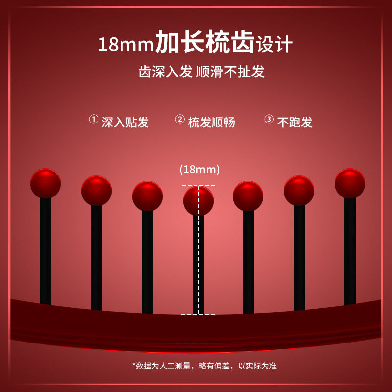 大弯弧形排骨大板个人护理蓬松造型卷吹头发男女家用定型背头梳子,淘宝优惠券,粉丝福利购,淘宝优惠卷