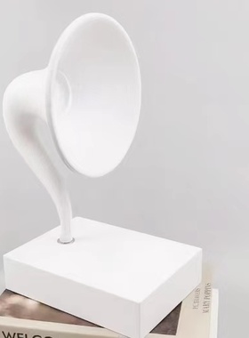 轻奢仿真立式黑胶唱片机留音机摆件样板间售楼处音乐主题艺术软装