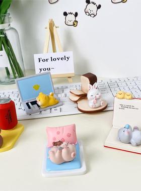 大学生宿舍手机架生日礼物送闺蜜教师节送老师解压治癒摆件礼品