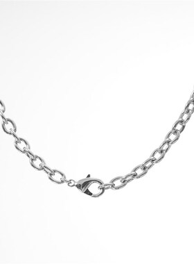 BURNIN X 文和友 芙蓉花项链 珍珠复古满钻电镀小众设计项链男女