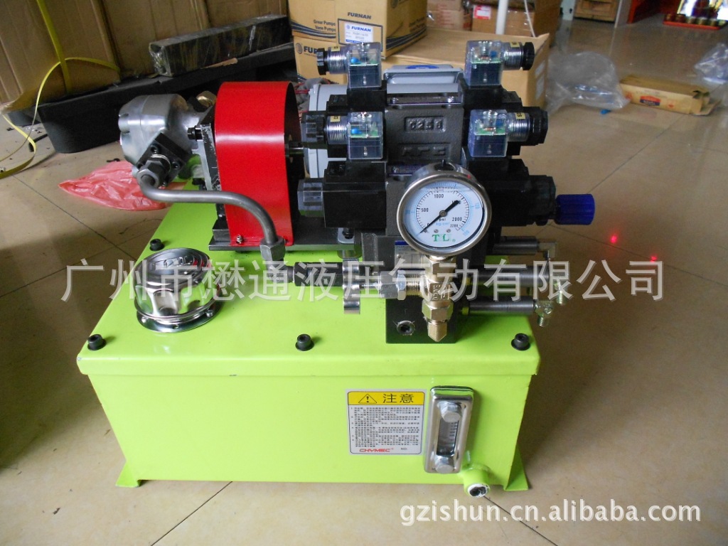液压系统 液压站1HP-0.75KW+VP20 +30L标准泵站1.5HP4P+VP20油泵 - 图2