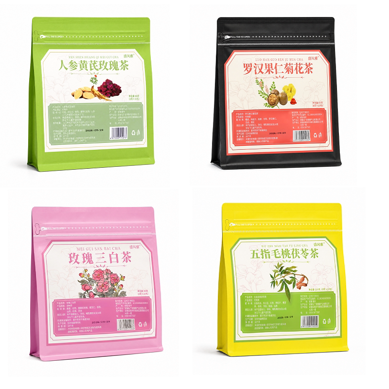 人参玫瑰黄芪茶毛桃茯苓茶袋泡茶