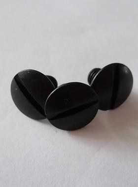 松不脱304不锈钢螺钉非标螺钉盘头一字涂胶防滑螺丝支持拿样