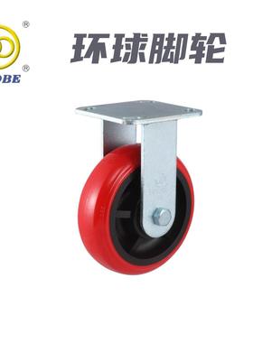 直销优质4寸5寸6寸8寸等韩式圆边聚氨酯工业脚轮