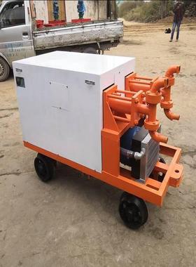 隧道液压双缸双液注浆泵建筑堵漏砂浆泵电动变量水泥水玻璃注浆