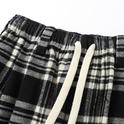 【李晟 汪苏泷同款】ANDREA MARTIN秋冬新款格子衬衫休闲裤套装 - 图3