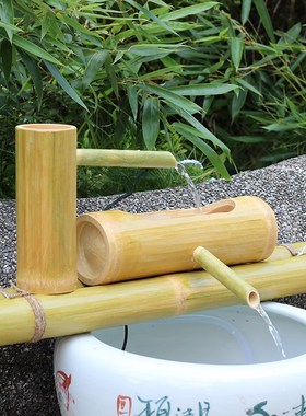 古法养鱼水循环系统家用养鱼缸不插电太阳能流水器系统过滤器摆件