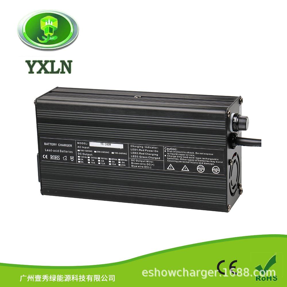 12V15A充电器铅酸磷酸铁锂12伏75ah80ah90ah100ah充电器 - 图3