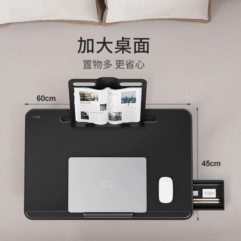 赛鲸K2床用小桌子可折叠升降电脑桌高中生宿舍上铺书桌床上学习桌 - 图1