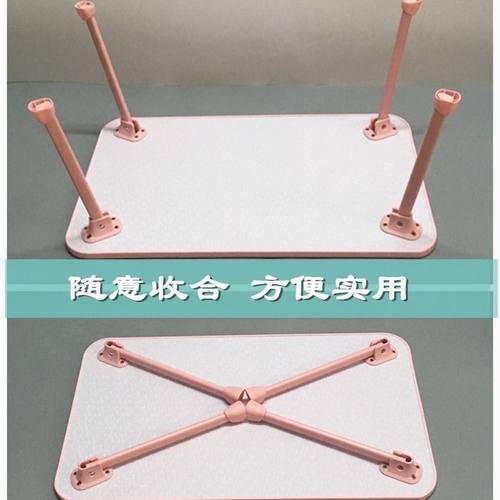 加长折叠桌脚床上桌脚马蹄脚折叠桌脚配件小桌子腿懒人桌脚塑料 - 图3