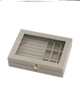 earring storage box dresktop jewelry display rack hanging ea