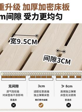 Ed无床头现现简h约排骨架可代做尺寸榻榻米卧室网红储LOI物卧室实