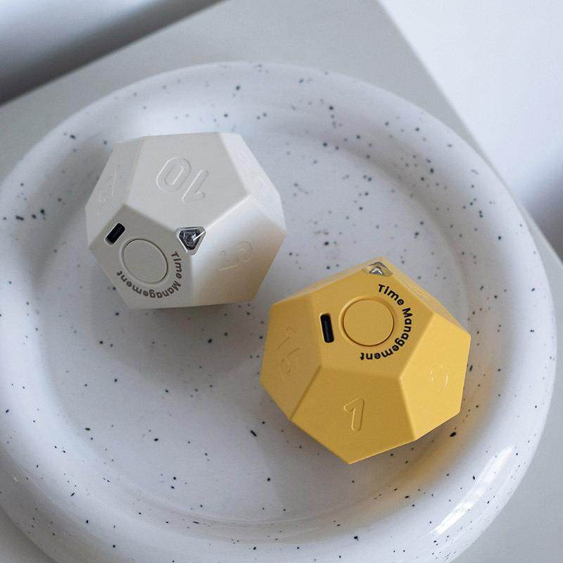 立体翻转计时器震动响铃烹饪学习计时器12面几何创意时间提醒器,淘宝优惠券,粉丝福利购,淘宝优惠卷