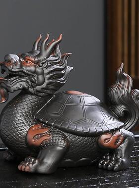 紫砂金蟾貔貅茶宠招财摆件精品可养高级茶具茶桌茶盘茶道金蝉蟾蜍