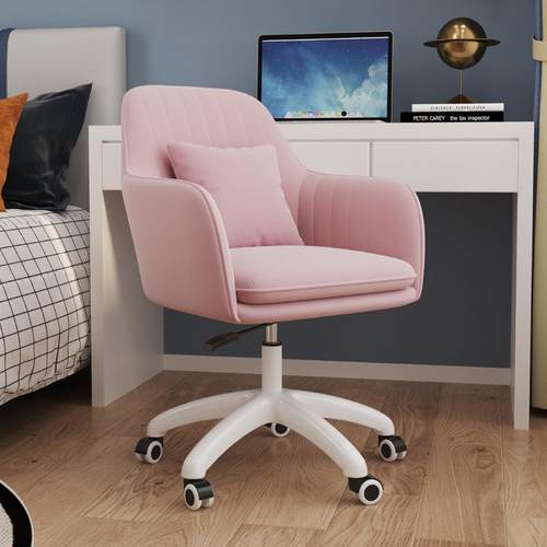 网红电脑椅子家用舒适久坐凳子卧室靠背女生书桌宿舍粉色电竞办公 - 图3