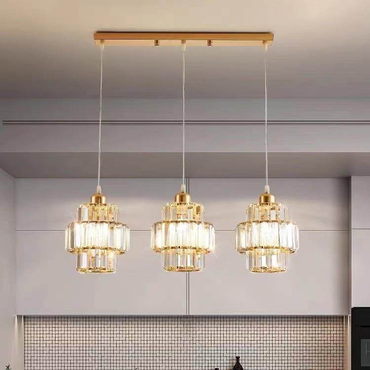 餐厅吊灯水晶灯现代简约轻具创意个性三头饭厅餐桌吧台茶室灯,淘宝优惠券,粉丝福利购,淘宝优惠卷