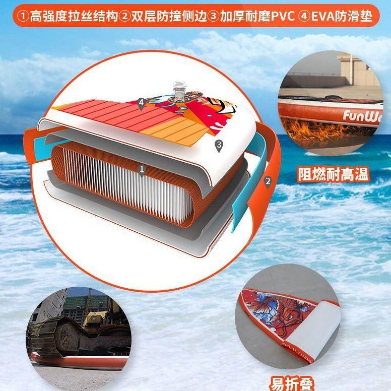 充气桨板源头工厂站立式冲浪板SUP板冲气浆板划水板,淘宝优惠券,粉丝福利购,淘宝优惠卷