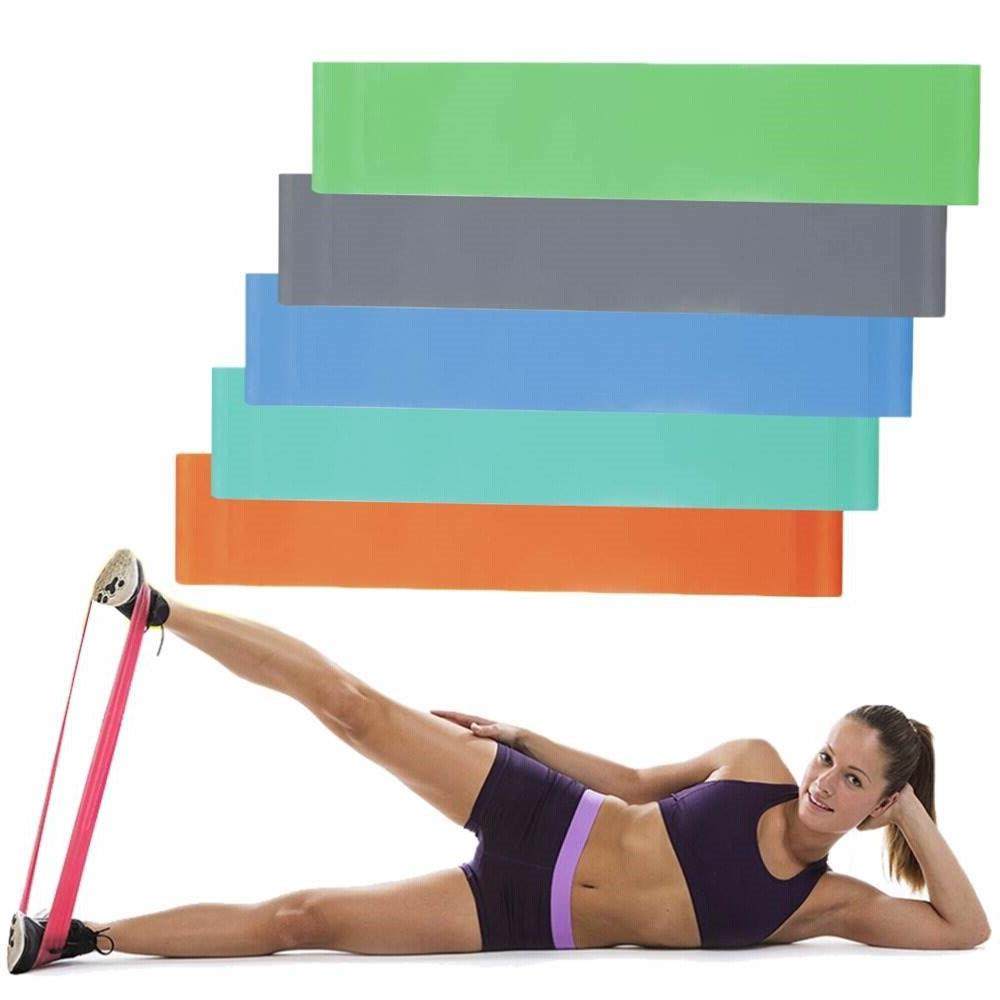 Yoga Fitness Resistance Band Elastic Latex Belt Loop PullSt - 图3