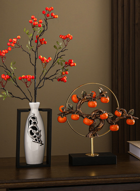 新中式玄关装饰品摆件家居客厅酒柜电视柜餐柜摆设乔迁新居礼品