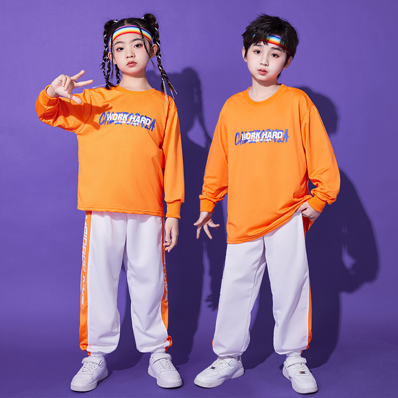 儿童啦啦队演出服装小学生春季运动会团体服幼儿园班服舞蹈表演服 - 图1