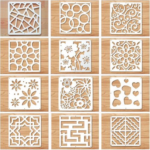 极速12pcs White Room Divider Folding Plastic Partition Hangi - 图2