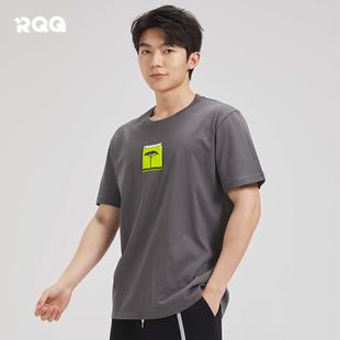 【R.Q.G】美式纯棉男士短袖