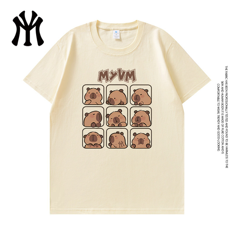 【团团专属】MYVM官方正品夏季情侣纯棉短袖爆款26新款T恤男女18
