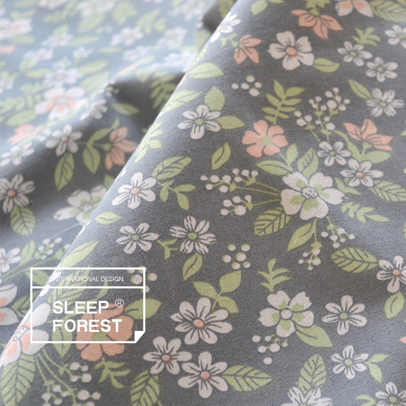 床单单件水漫复古田园碎花被单1.5/1.8/2.0床睡眠植物花卉 - 图1