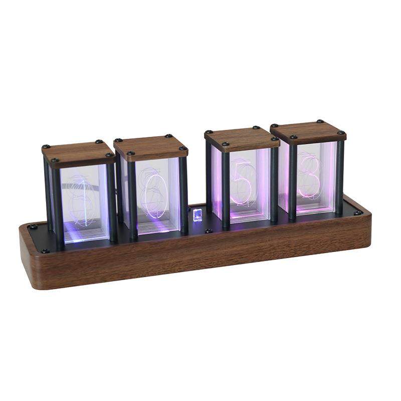 ?闹F$p$%ph(电商钟亚马逊桌面拟辉光管时钟闹免组装创意钟定时器,淘宝优惠券,粉丝福利购,淘宝优惠卷