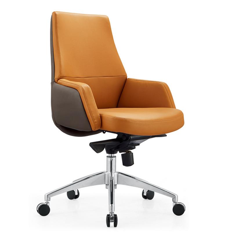 老板椅优质皮电脑椅家用办公椅子可躺大班椅座椅升降转椅A881 - 图1