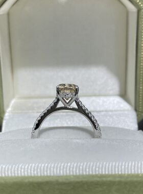 跨境新品S925纯银戒指ct鸽子蛋