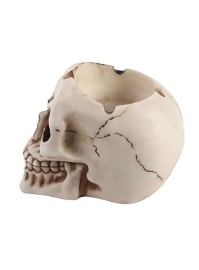 物菸灰缸骷颅圣头个节件礼物居树家摆脂骷髅头万0315节礼动品头日