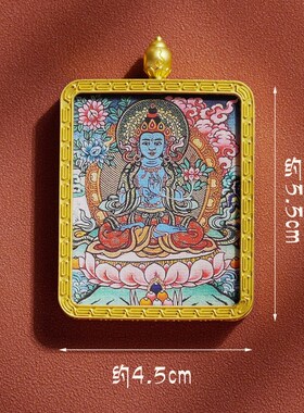 好货西藏纯手绘扎基拉姆黄黑财神大黑天文殊菩萨药师佛小唐卡佛牌