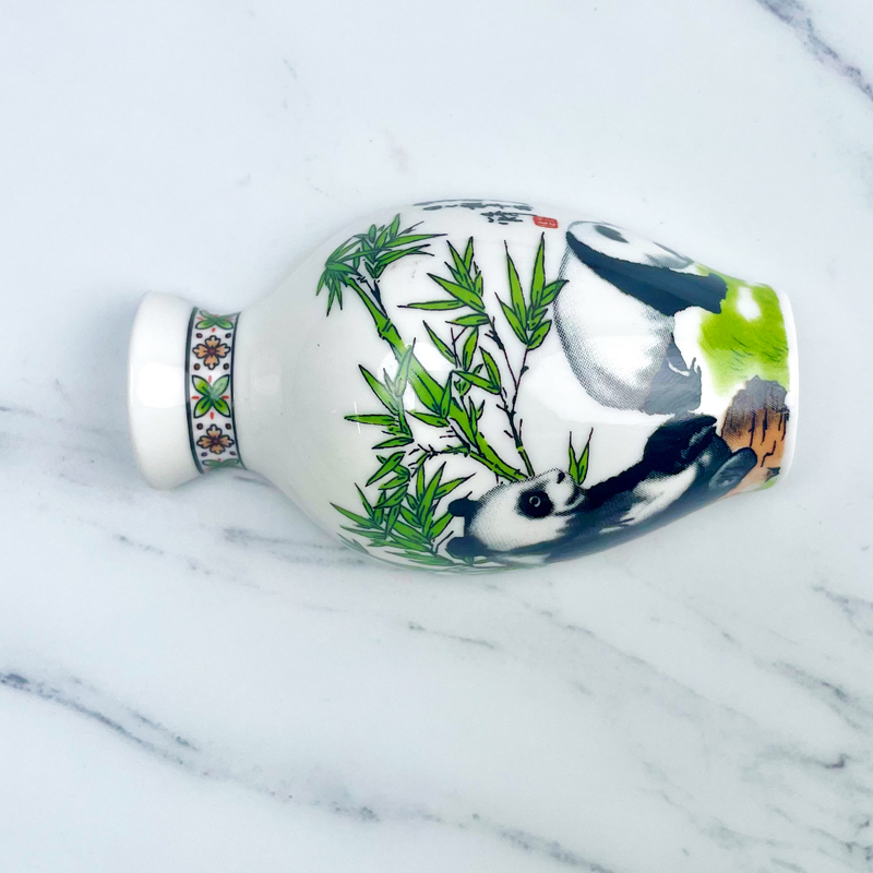 家居饰品陶瓷花瓶景德镇瓷器熊猫竹子冰箱贴磁贴中国古风纪念品 - 图2