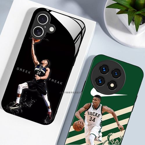 玻璃手机壳适用一加13 13T 12 11 10 9R ACE2 2V 3V5PRO 扬尼斯·阿德托昆博雄鹿NBA字母哥 - 图2