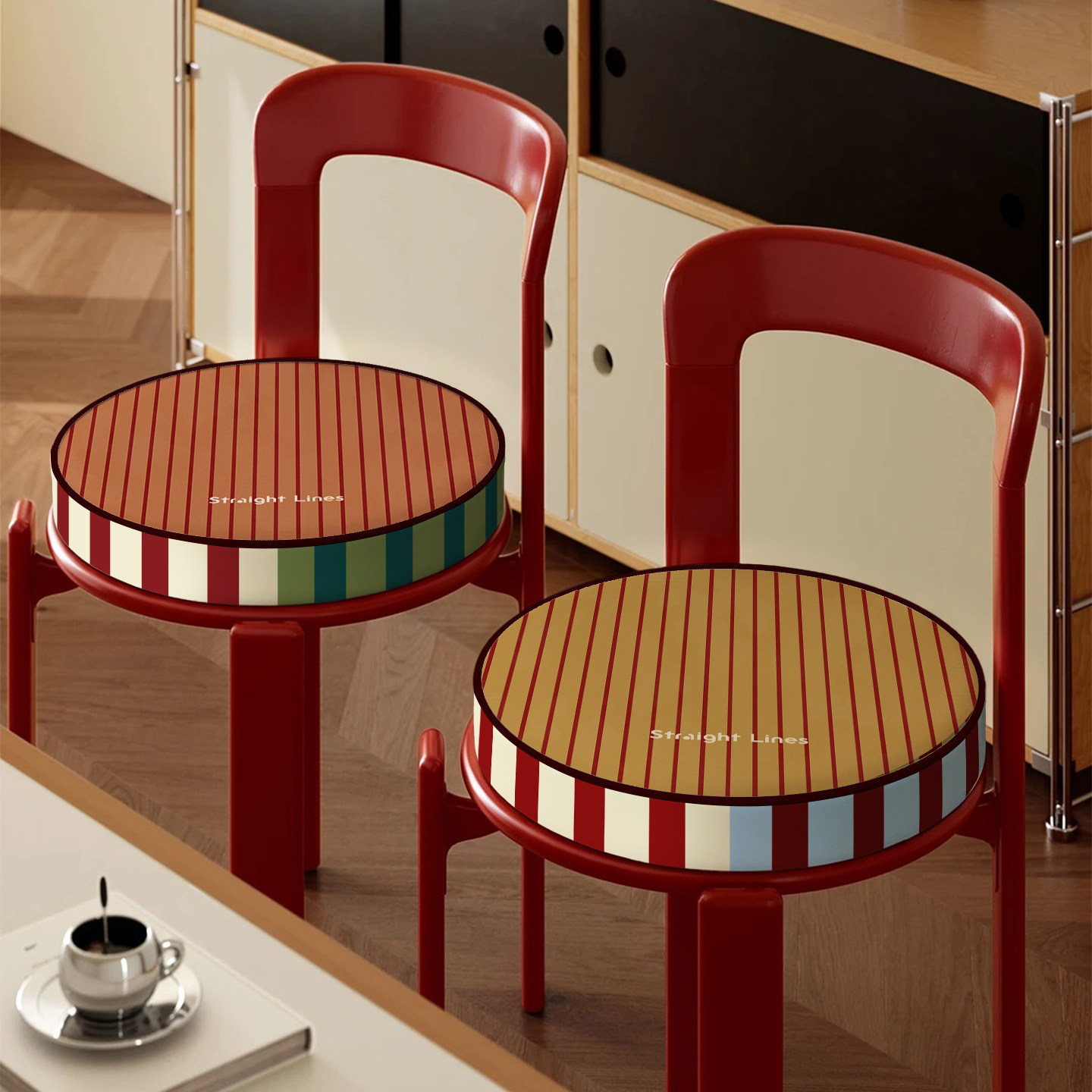 2026 new round futon cushion thickened soft cushion