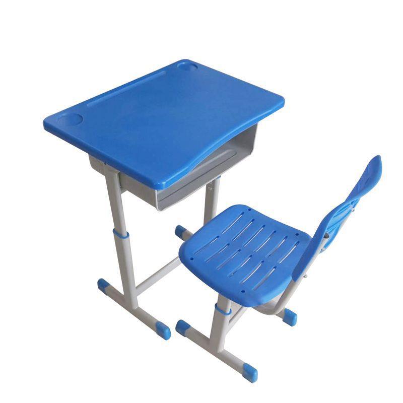 Study table, children's desk, liftable student writing desk and chair set, school single desk