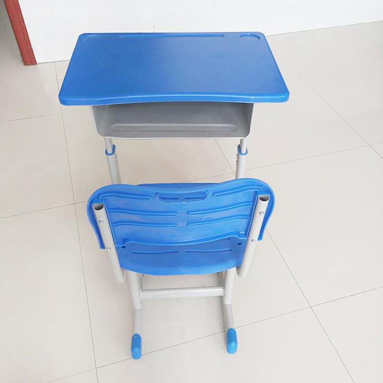 Study table, children's desk, liftable student writing desk and chair set, school single desk