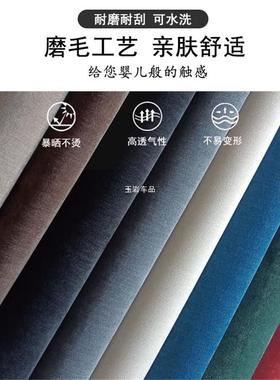 新款汽车坐垫四季通用高端亚麻单片薄透气防滑棉麻布艺车座垫玉岩