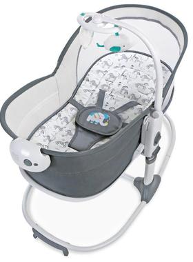 mastela婴儿摇床可升降便携式摇床电震动安抚新生儿床边床可坐躺