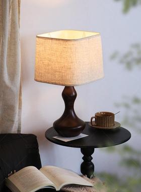 中古复古美式轻奢客厅台灯高级感主卧室床头柜氛围艺术装饰葫芦灯