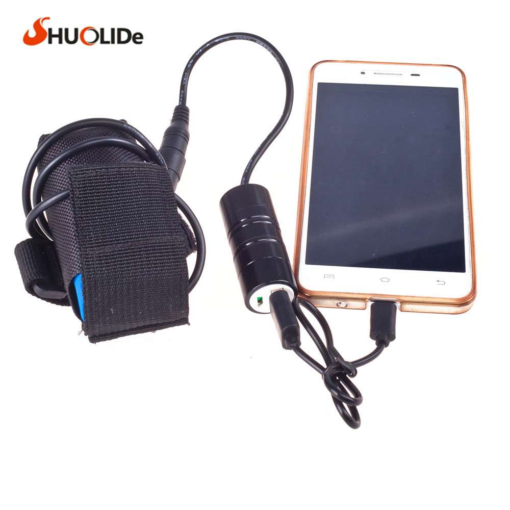 2016新款充电超亮CREE XHP70自行车前灯 单车灯 夜骑装备灯头灯 - 图1