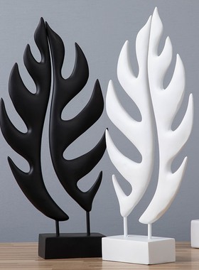 现代家居装饰品创意北欧风简约客厅书房电视柜酒柜抽象艺术品摆件